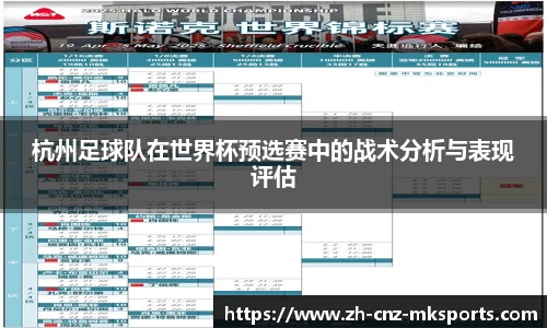 杭州足球队在世界杯预选赛中的战术分析与表现评估